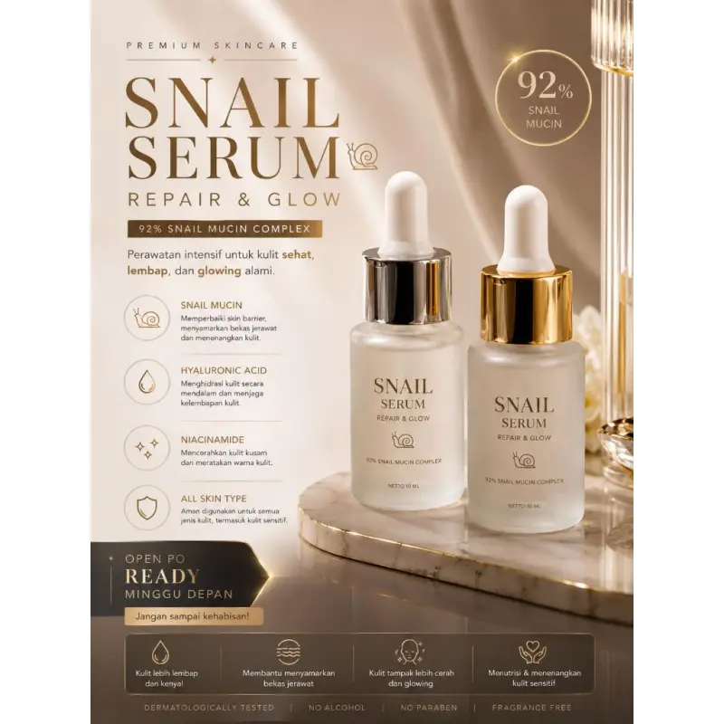 SNAIL SERUM REPAIR & GLOW