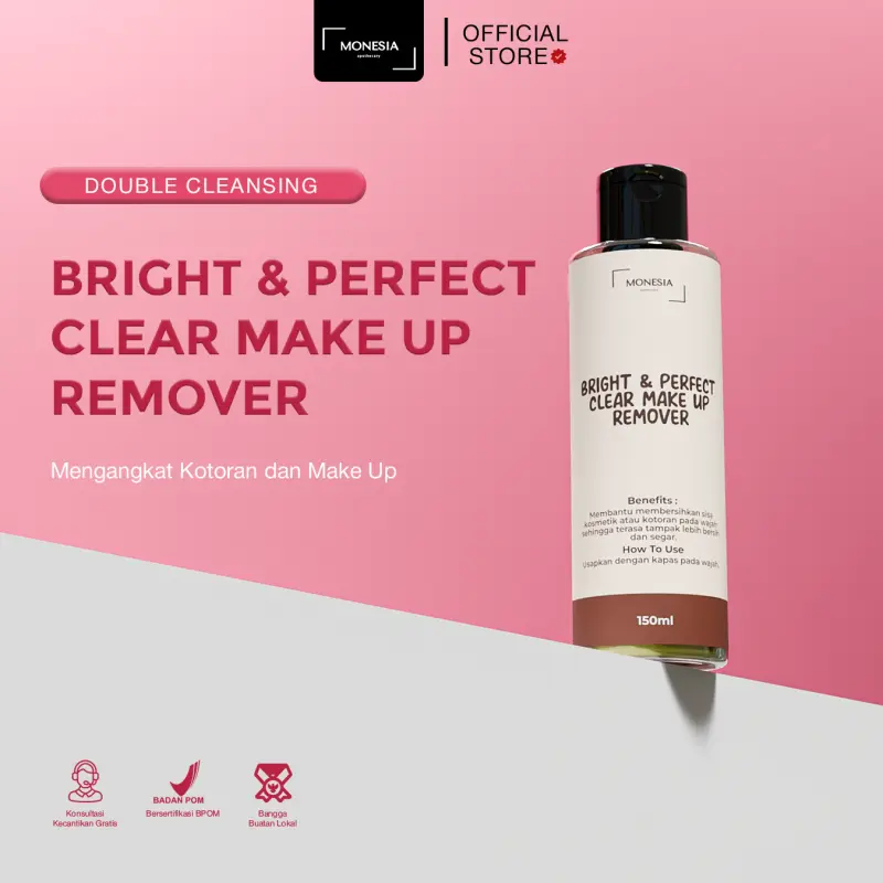 BRIGHT AND PERFECT CLEAR MAKE UP REMOVER